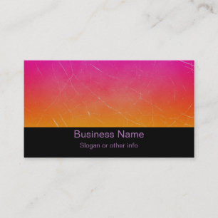 Rainbow Gradient Abstract Art Business Card