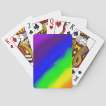 Rainbow Gradient Artistic Playing Cards