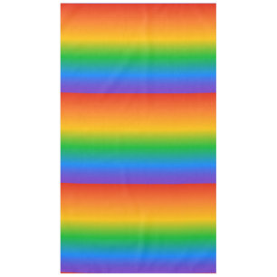 Rainbow gradient colors tablecloth