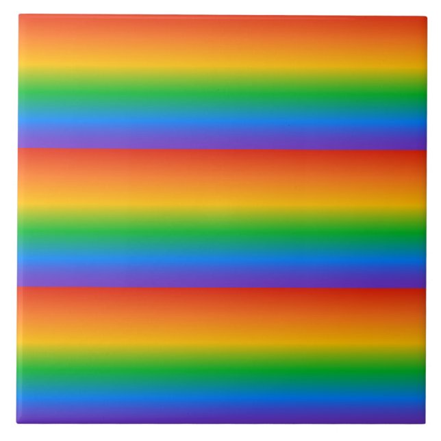 Rainbow gradient colors tile (Front)