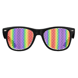 Rainbow Gradient Colourful Fun Kids Sunglasses