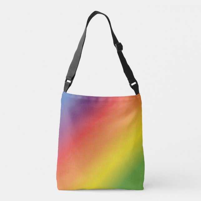 Rainbow Gradient Crossbody Bag (Back)