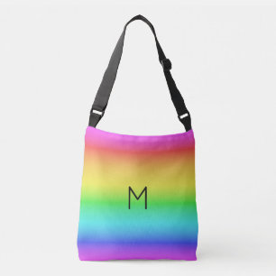 Rainbow Gradient custom monogram bags