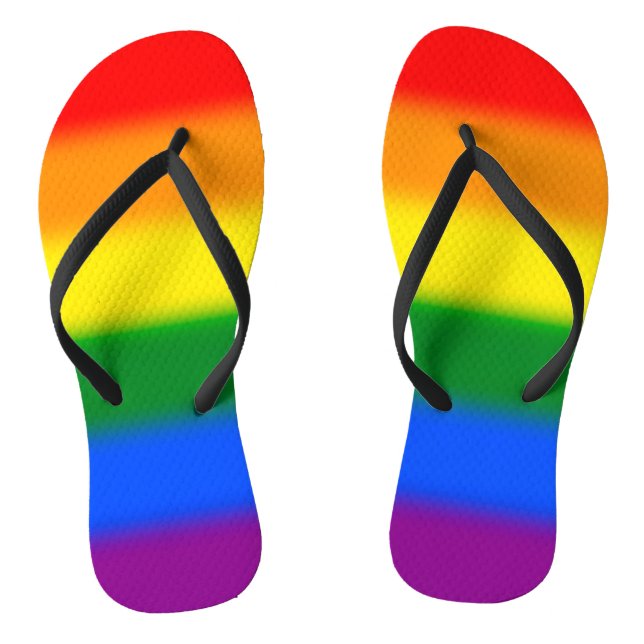 Rainbow Gradient Jandals (Footbed)