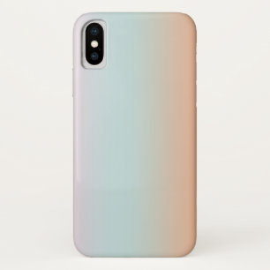 Rainbow Gradient Ombre Pink Blue Peach Custom  Case-Mate iPhone Case