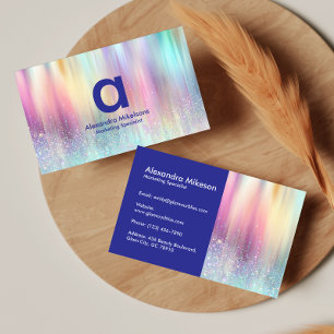 Rainbow Gradient Professional Design Business Card