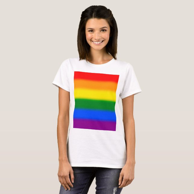 Rainbow Gradient T-Shirt (Front Full)