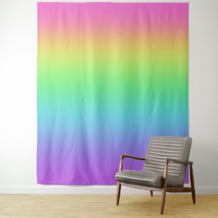 Rainbow Gradient Tapestry