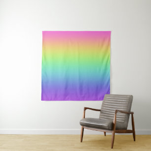 Rainbow Gradient Wall Tapestry