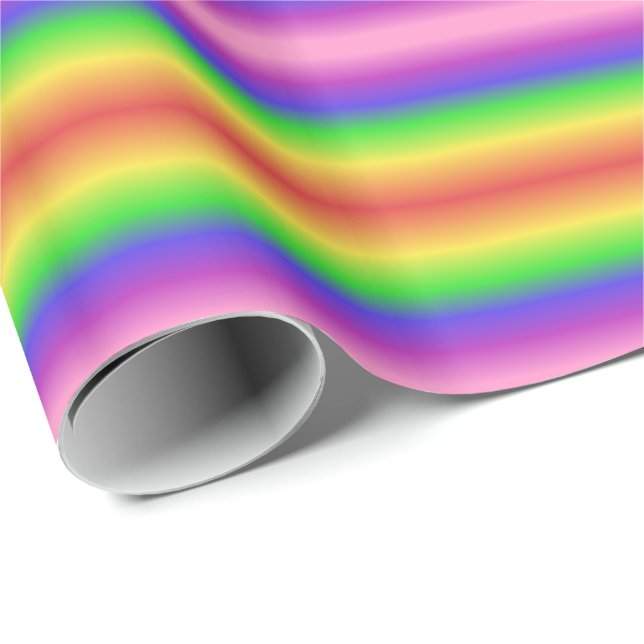 Rainbow gradient wrapping paper (Roll Corner)