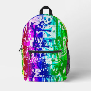 Rainbow Graffiti School Bag