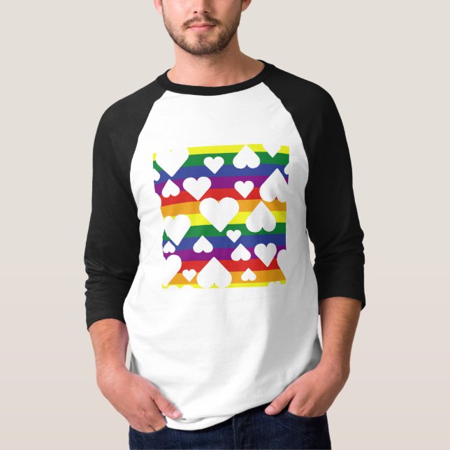 Rainbow Graphic Raglan Tee (Front)