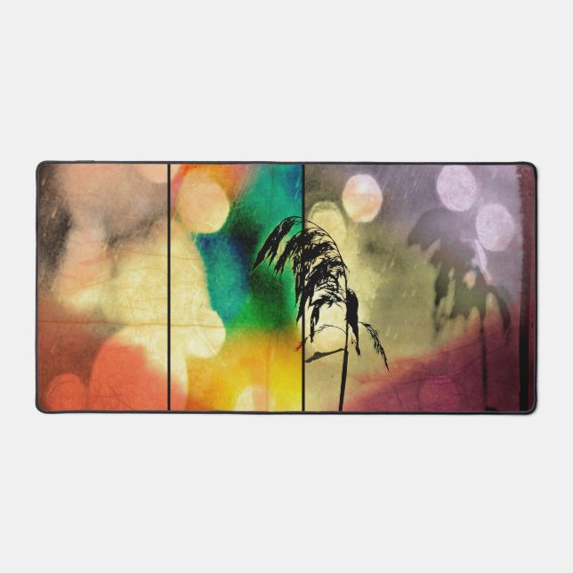 Rainbow Grass Drama Desk Mat (Front)