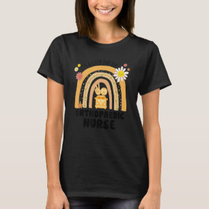 Rainbow Groovy Peace Orthopaedic Nurse Vintage T-Shirt