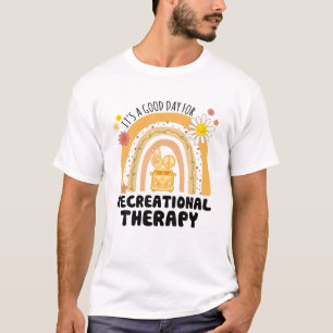 Rainbow Groovy Peace Recreational Therapy Vintage T-Shirt
