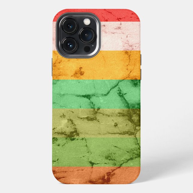 Rainbow Grunge Stripes Background Case-Mate iPhone Case (Back)