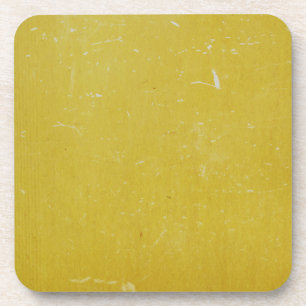 Rainbow Grunge Yellow Coaster
