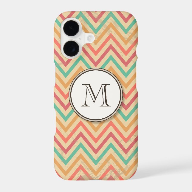 Rainbow Grunge Zigzag Chevrons (Back)