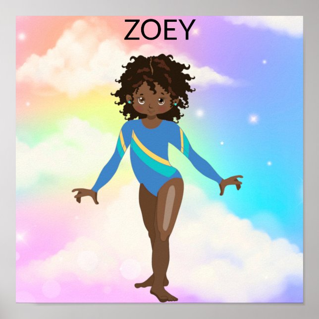 RAINBOW GYMNASTICS GYMNAST  POSTER (Front)