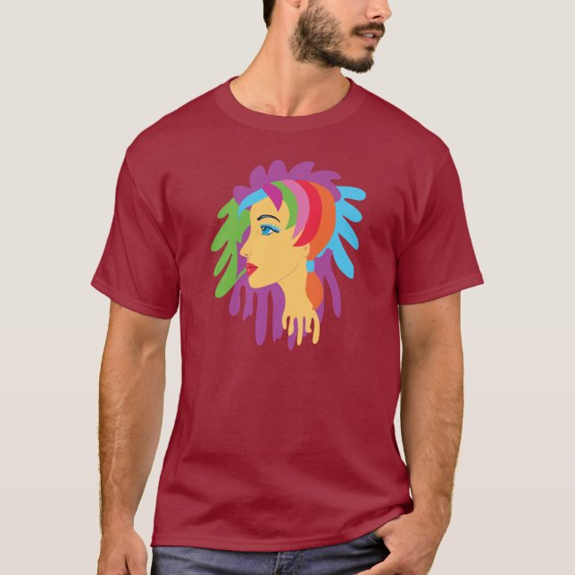 Rainbow Hair T-Shirt (Front)