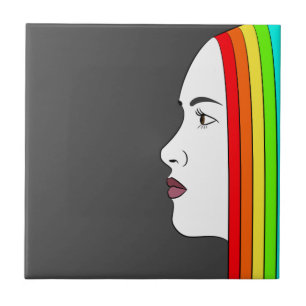 Rainbow Hair Tile