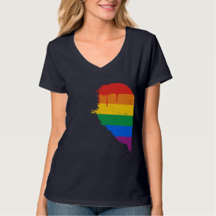 RAINBOW HALF HEART LEFT -.png T-Shirt