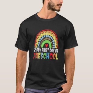 Rainbow Happy First Day Of Cute Graphic 4 T-Shirt