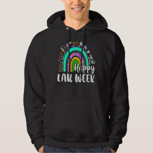 Rainbow Happy Lab Week 2022 Medical Laboratory Lab Hoodie