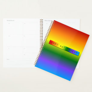 Rainbow Happy Retirement! Planner