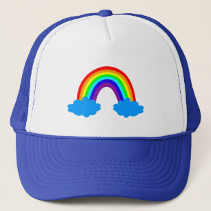 Rainbow Hat & Clouds /rainbows fashion