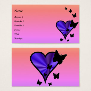 Rainbow Heart and Butterfly