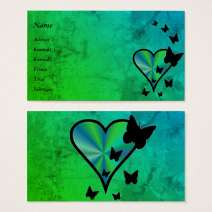 Rainbow Heart and Butterfly