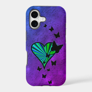 Rainbow Heart and Butterfly