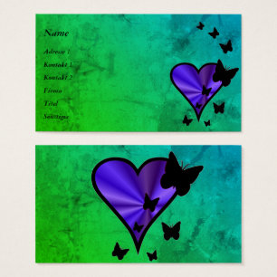 Rainbow Heart and Butterfly