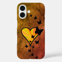 Rainbow Heart and Butterfly
