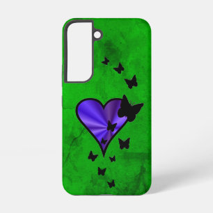 Rainbow Heart and Butterfly Samsung Galaxy Case