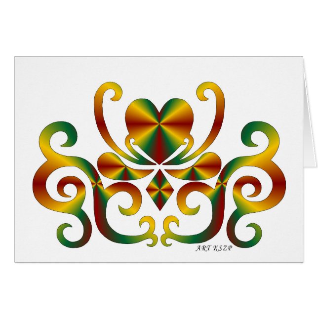 Rainbow Heart and Lily (Front Horizontal)