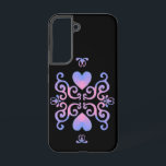Rainbow Heart and Lily Samsung Galaxy Case<br><div class="desc">Rainbow Lily and Heart  - Fantasyart - ArtDeco,  Digital Work by Krisi ArtKSZP</div>