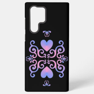 Rainbow Heart and Lily Samsung Galaxy Case