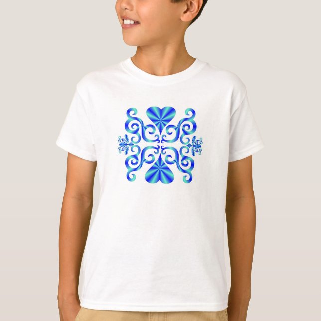 Rainbow Heart and Lily T-Shirt (Front)
