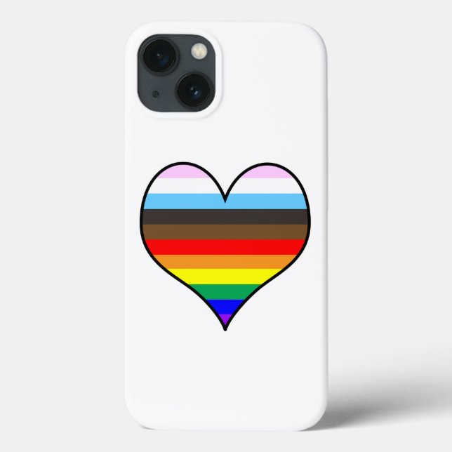 Rainbow Heart Case-Mate iPhone Case (Back)