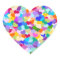 Rainbow Heart Confetti