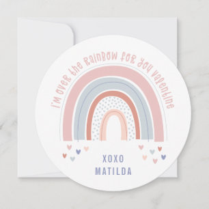 Rainbow heart cute classroom valentine