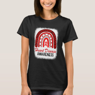 Rainbow Heart Disease Awareness In February We Go T-Shirt