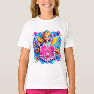 Rainbow Heart Fairy Magic Art, Birthday gifts kids T-Shirt