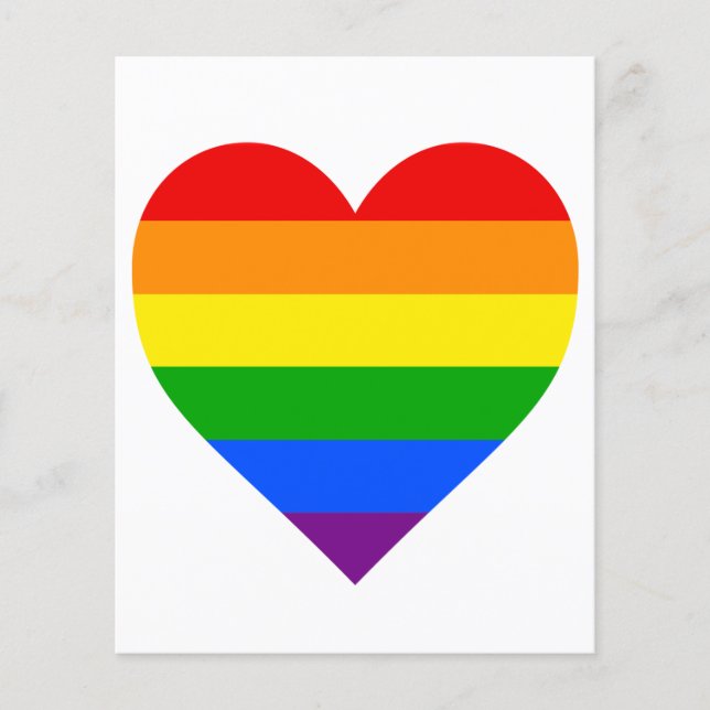 "RAINBOW HEART" FLYER (Front)