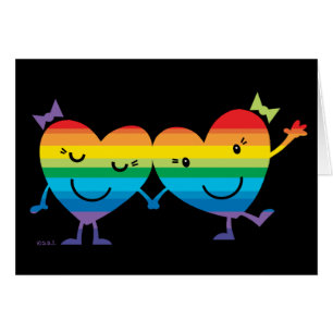 Rainbow Heart Gals