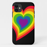 Rainbow Heart iPhone 5 Case-Mate