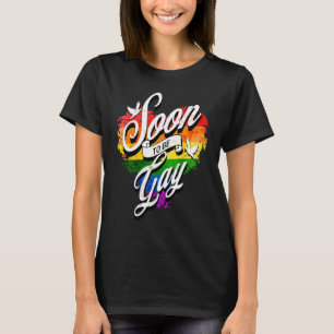 Rainbow Heart Love LGBTQIA Human Rights Gay Trans T-Shirt