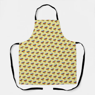 Rainbow Heart Pattern Apron